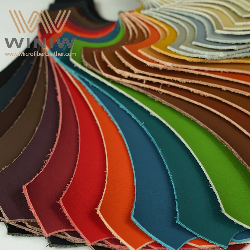 Fabric Manufacturer in China Automotive Vehicle Interior Materials PU Microfiber Leather