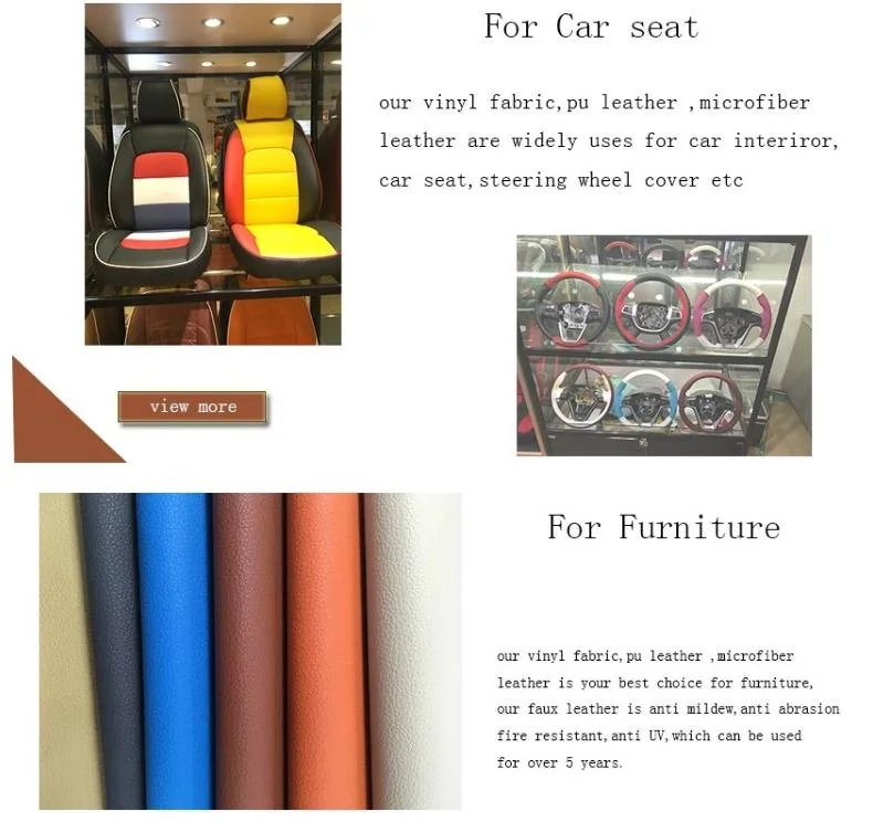 Free Sample Cuero Automotive Suede Designer Printed Faux Leather Rolls Bundles Synthetic Leather Microfiber Vegan Leather