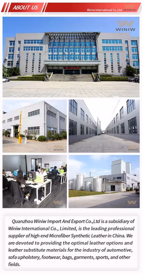 Fabricante de telas en China Materiales interiores de vehículos automotrices Cuero de microfibra PU